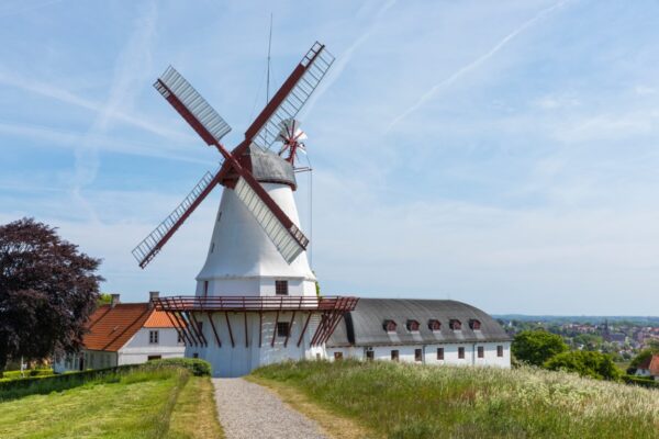 Historic,Windmill,At,Dybbøl,Near,Sønderborg,,Denmark